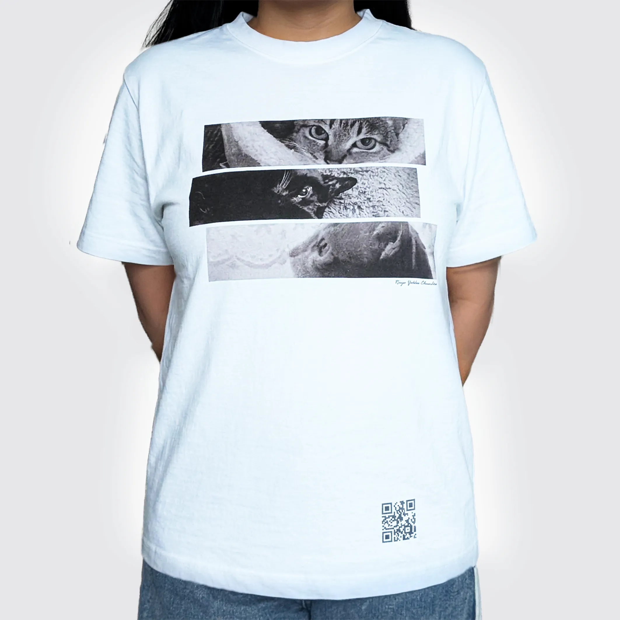 プロモーション用Tシャツ白